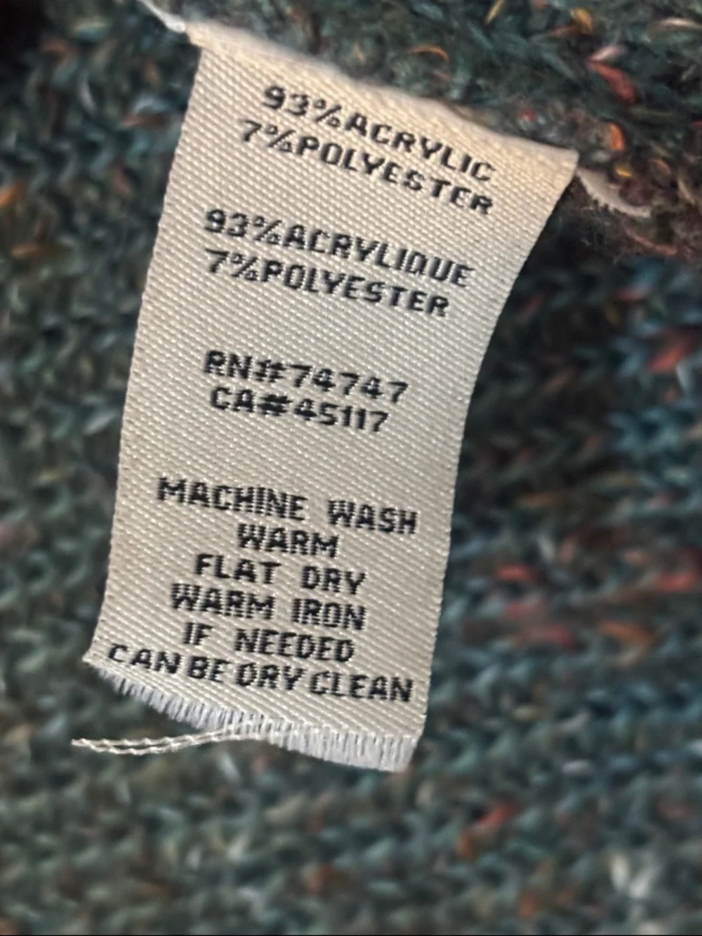 NATURAL Reflections Multi-Tone Green and Brown Open Cardigan - Picture 4 of 5